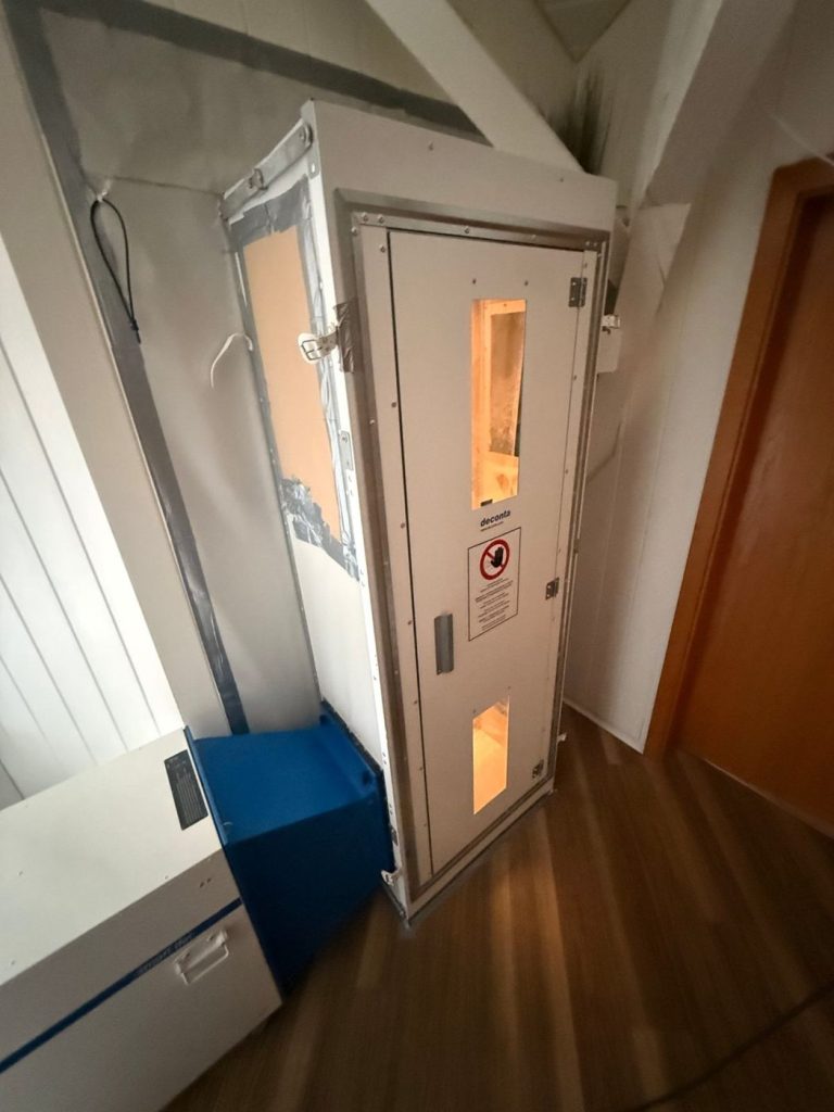 Personenschleuse für die Asbestsanierung